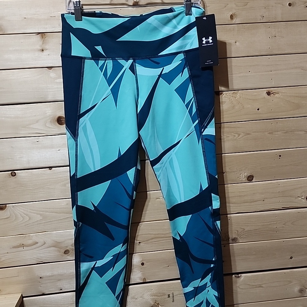 Under Armour Reflect Printed Ankle Leggings Size Large NWT
